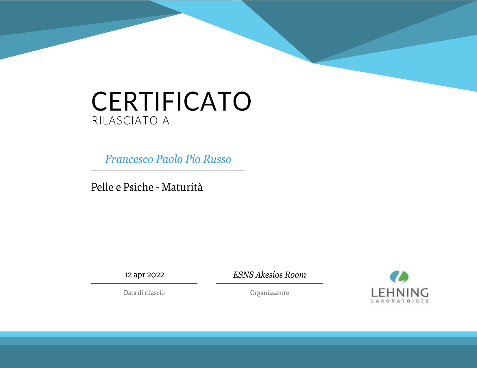 Attestato di formazione 4